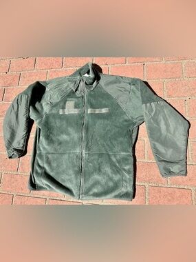 Men's Olive Green Tactical Fleece Jacket